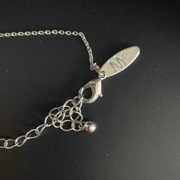 Silver Heart Crystal Pendant Necklace - Picture 5 of 5